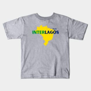 Interlagos Motorsport Racing graphic design Kids T-Shirt